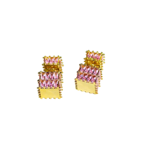 Zircon Geometric Quality Luxury Earrings