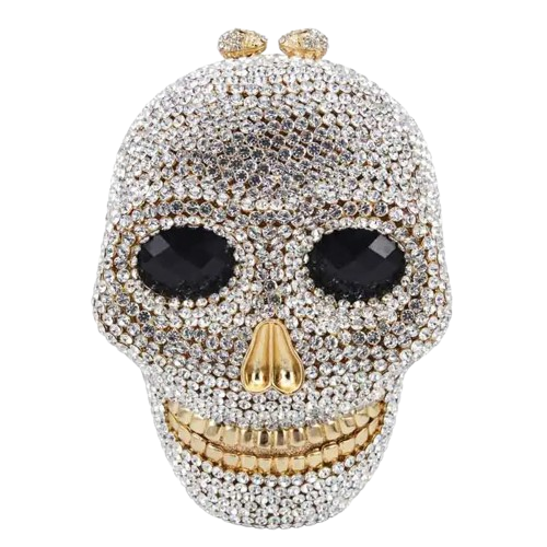 Designer Skull Clutch Bags