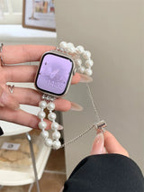 Diamand White Pearl Bracelet For iWatch