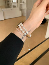 Diamand White Pearl Bracelet For iWatch