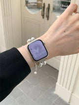 Diamand White Pearl Bracelet For iWatch