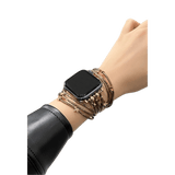 Metal Star Leather Rope Strap For Apple Watch